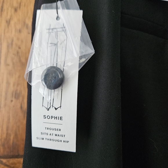 New Liz Claiborne Sophie Secretly Slender  Pants Black 10L - Picture 4 of 8